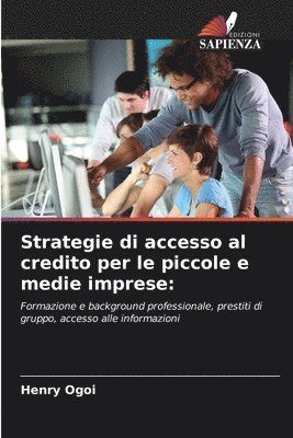 bokomslag Strategie di accesso al credito per le piccole e medie imprese