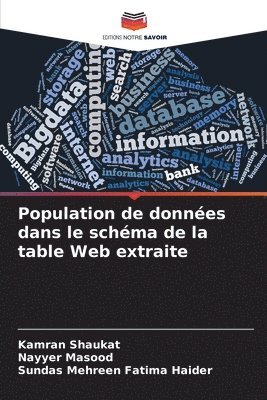 bokomslag Population de donnes dans le schma de la table Web extraite