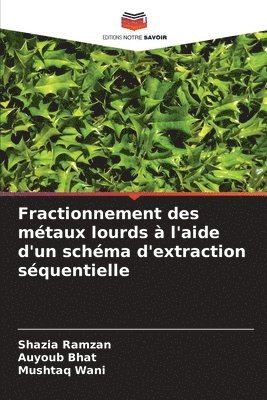 bokomslag Fractionnement des métaux lourds à l'aide d'un schéma d'extraction séquentielle