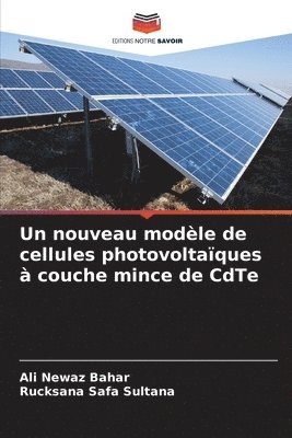 Un nouveau modle de cellules photovoltaques  couche mince de CdTe 1