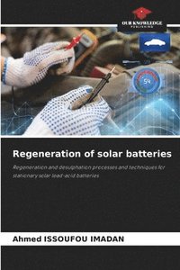 bokomslag Regeneration of solar batteries