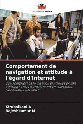 bokomslag Comportement de navigation et attitude à l'égard d'Internet