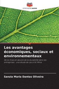 bokomslag Les avantages conomiques, sociaux et environnementaux