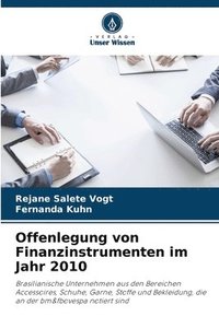 bokomslag Offenlegung von Finanzinstrumenten im Jahr 2010