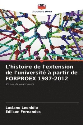 L'histoire de l'extension de l'université à partir de FORPROEX 1987-2012 1