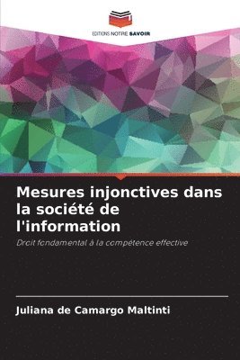 bokomslag Mesures injonctives dans la socit de l'information