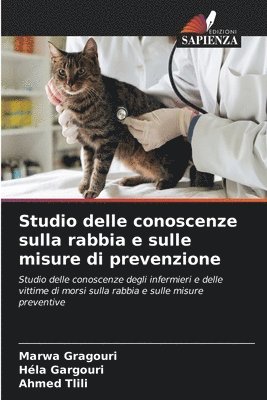 bokomslag Studio delle conoscenze sulla rabbia e sulle misure di prevenzione