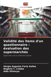 bokomslag Validit des items d'un questionnaire