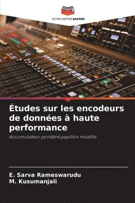 bokomslag tudes sur les encodeurs de donnes  haute performance