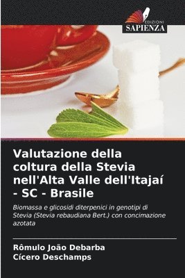 bokomslag Valutazione della coltura della Stevia nell'Alta Valle dell'Itajaí - SC - Brasile