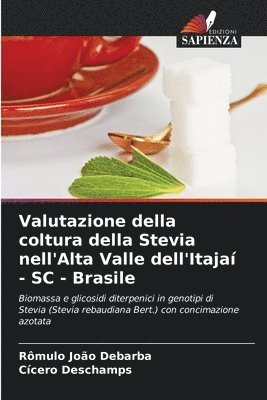 Valutazione della coltura della Stevia nell'Alta Valle dell'Itaja - SC - Brasile 1