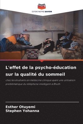 L'effet de la psycho-ducation sur la qualit du sommeil 1