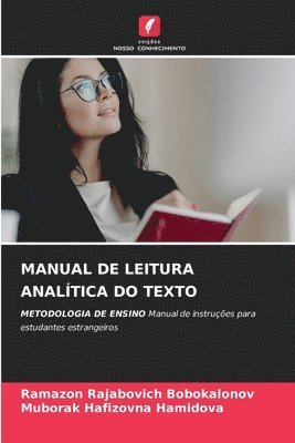 bokomslag Manual de Leitura Analtica Do Texto