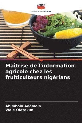 bokomslag Matrise de l'information agricole chez les fruiticulteurs nigrians