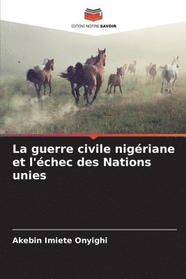 bokomslag guerre civile nigériane et l'échec des Nations unies