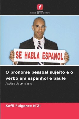 O pronome pessoal sujeito e o verbo em espanhol e baule 1