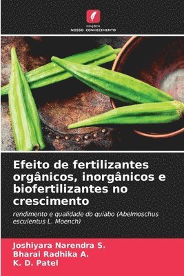 bokomslag Efeito de fertilizantes orgnicos, inorgnicos e biofertilizantes no crescimento