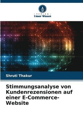 bokomslag Stimmungsanalyse von Kundenrezensionen auf einer E-Commerce-Website