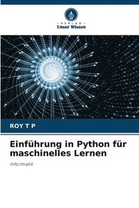 bokomslag Einfhrung in Python fr maschinelles Lernen