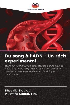 Du sang à l'ADN