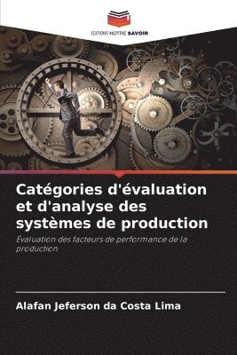 Catgories d'valuation et d'analyse des systmes de production 1