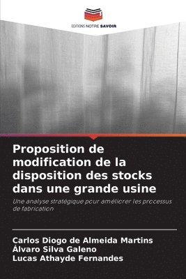 Carlos Diogo de Almeida Martins, Álvaro Silva Galeno, Lucas Athayde Fernandes - Proposition de modification de la disposition des stocks dans une grande usine, Häftad