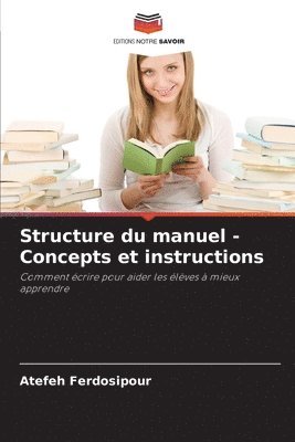 Structure du manuel - Concepts et instructions 1