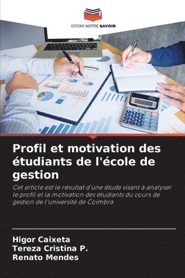 bokomslag Profil et motivation des tudiants de l'cole de gestion