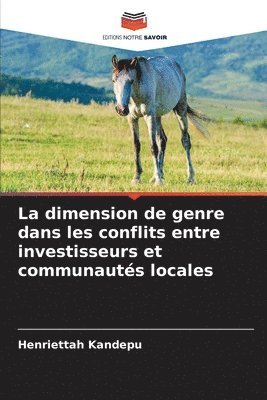 Henriettah Kandepu - dimension de genre dans les conflits entre investisseurs et communautés locales, Häftad