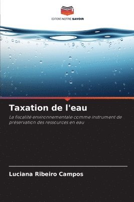 bokomslag Taxation de l'eau