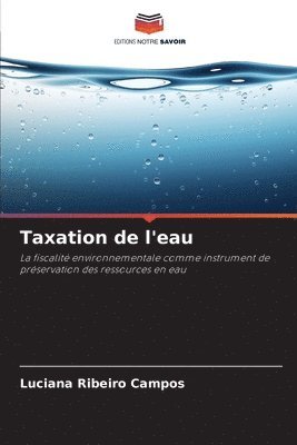 bokomslag Taxation de l'eau