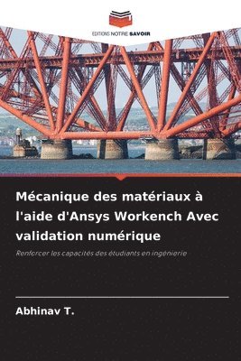 bokomslag Mcanique des matriaux  l'aide d'Ansys Workench Avec validation numrique