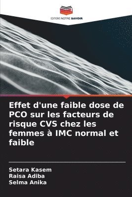 Effet d'une faible dose de PCO sur les facteurs de risque CVS chez les femmes  IMC normal et faible 1