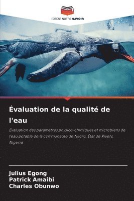 bokomslag valuation de la qualit de l'eau