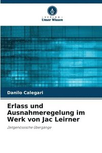 bokomslag Erlass und Ausnahmeregelung im Werk von Jac Leirner