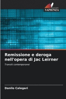 bokomslag Remissione e deroga nell'opera di Jac Leirner