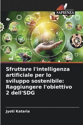 bokomslag Sfruttare l'intelligenza artificiale per lo sviluppo sostenibile