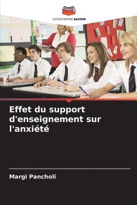 Effet du support d'enseignement sur l'anxit 1