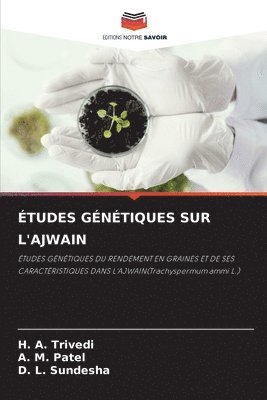 tudes Gntiques Sur l'Ajwain 1