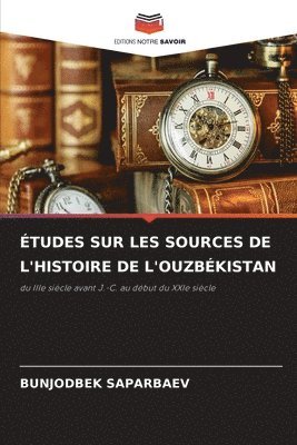 bokomslag tudes Sur Les Sources de l'Histoire de l'Ouzbkistan