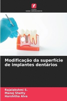 bokomslag Modificao da superfcie de implantes dentrios