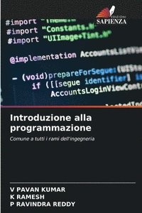 bokomslag Introduzione alla programmazione