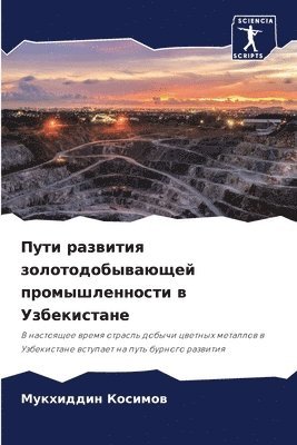 Мукхиддин Косимов, &#1050;&#1086;&#1089;&#1080;&#1084;&#108, ¿¿¿¿¿¿¿¿¿ ¿¿¿¿¿¿¿ - Пути развития золотодобывающей промышле&, Häftad