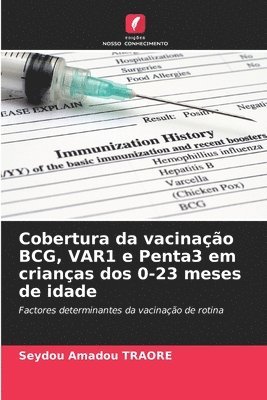 Cobertura da vacinao BCG, VAR1 e Penta3 em crianas dos 0-23 meses de idade 1