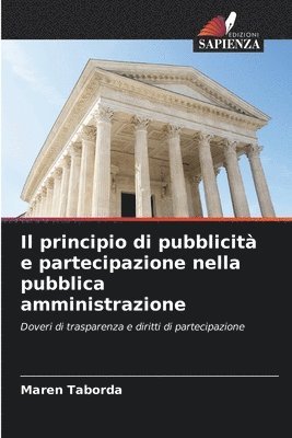 principio di pubblicità e partecipazione nella pubblica amministrazione