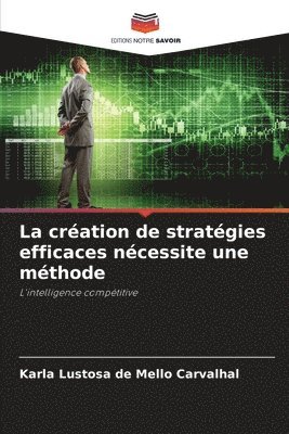 bokomslag création de stratégies efficaces nécessite une méthode