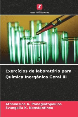 bokomslag Exerccios de laboratrio para Qumica Inorgnica Geral III