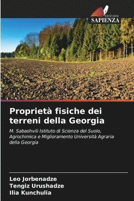 Propriet fisiche dei terreni della Georgia 1