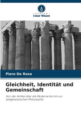 bokomslag Gleichheit, Identitt und Gemeinschaft