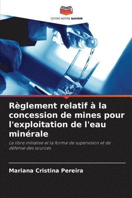 Mariana Cristina Pereira - Règlement relatif à la concession de mines pour l'exploitation de l'eau minérale, Häftad